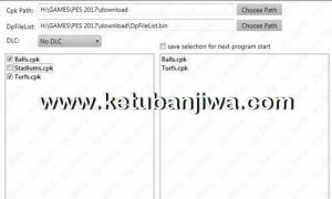 PES 2017 DpFileList Generator 1.8 Tool by Baris Ketuban Jiwa