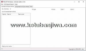 PES 2017 Kitserver Studio Unicolor Editor Tool by Zlac Ketuban Jiwa