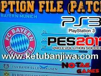 PES 2017 PS3 Option File Patch Update by Notag Games Ketuban Jiwa