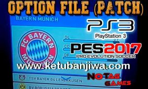 PES 2017 PS3 Option File Patch Update by Notag Games Ketuban Jiwa