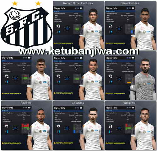 PES 2017 Santos FC Facepack 1.0 by Tran Ngoc Ketuban Jiwa