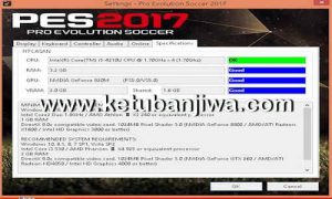 PES 2017 Settings.exe Only For Check Specifications Ketuban Jiwa