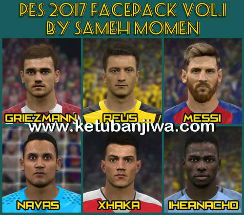 PES 2017 Facepack Vol.1 by Sameh Momen Ketuban Jiwa