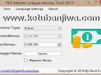 PES 2017 Master League - ML Money Tool v3 Fix by Devil Cold52 Ketuban Jiwa