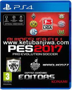 PES 2017 PS4 Option File Full Bundesliga Update by Capitan Marchisio - Mariolino - Angeltorero Ketuban Jiwa