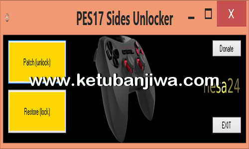 PES 2017 Sides Unlocker Tool by Nesa24 Ketuban Jiwa