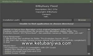 PES 2017 Datapack DLC 2.0 Fix Compatible With CPY Crack by B4byHuey Ketuban Jiwa