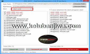 PES 2017 DpFileList Generator v1.8 For DLC 2.0 by Baris Ketuban Jiwa