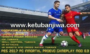 PES 2017 InMortal ProEvo GamePlay Mod 0.3 by Mortal Ketuban Jiwa