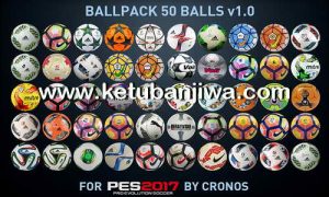 PES 2017 Ballpack 50 Balls v1.0 by cRoNoS Ketuban Jiwa