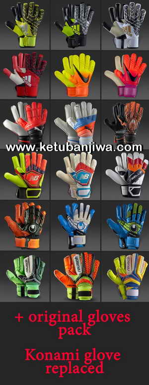 PES 2017 Goalkeeper Gloves Pack by FarhanA Ketuban Jiwa