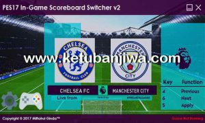 PES 2017 In-Game Scoreboard Switcher v2 by Ginda01 Ketuban Jiwa