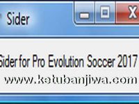PES 2017 Sider Tool 2.5 by Juce PES 2017 Sider Tool v2.5 by Juce Ketuban Jiwa