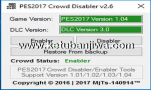 PES 2017 Crowd Disabler Tools v2.6 by MjTs-140914 Ketuban Jiwa