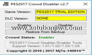 PES 2017 Crowd Disabler v2.7 Tools by MjTs-140914 Ketuban Jiwa