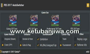PES 2017 AutoSwitcher Tool 4.0 + Fix 4.1 by Ginda01 Ketuban Jiwa