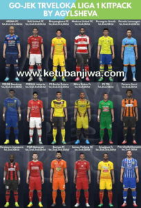 Download PES 2017 Gojek Traveloka Liga 1 Kitpack by Agylsheva Ketuban Jiwa