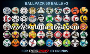 PES 2017 Ballpack 50 Balls v3 by cRoNoS Ketuban Jiwa