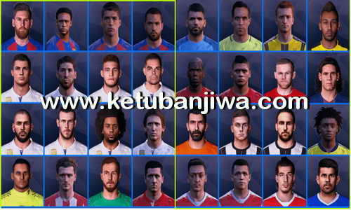 PES 2017 New Tattoo Pack 402 + 460 Face by BmS Ketuban Jiwa