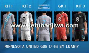 PES 2013 Minnesota United FC GDB Kit Season 2017-18 by Luan17 Ketuban Jiwa