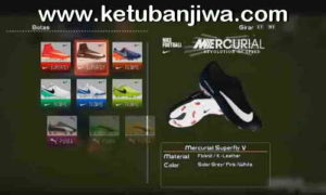 PES 2013 New Boots Nike Mercurial Superfly V HD 2017-2018 by DaViDBrAz Ketuban Jiwa