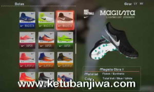 PES 2013 Nike Magista Obra II Boots 2017-2018 by DaViDBrAz Ketuban Jiwa