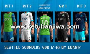 PES 2013 Seattle Sounders FC GDB Kit Season 2017-18 by Luan17 Ketuban Jiwa