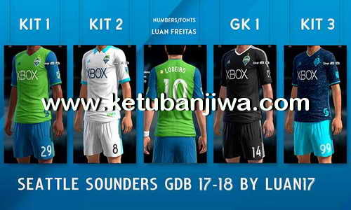 PES 2013 Seattle Sounders FC GDB Kit Season 2017-18 by Luan17 Ketuban Jiwa