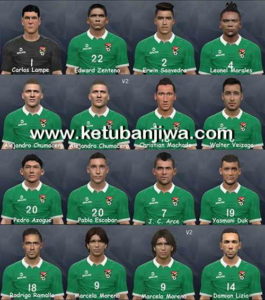 PES 2017 Bolivia Facepack by Litos Facemaker Ketuban Jiwa