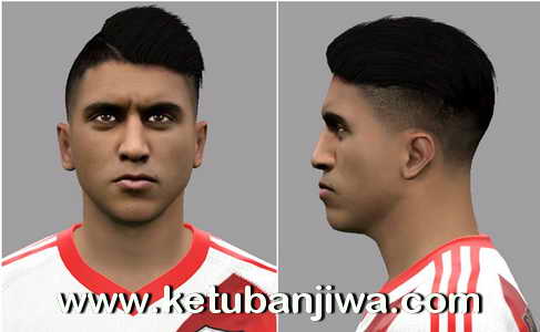 PES 2017 Exequiel Palacios Face - Club Atletico River Plate by LF Facemaker Ketuban Jiwa