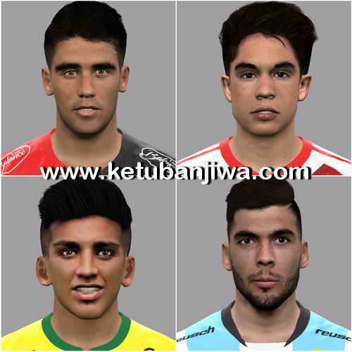 PES 2017 Facepack 4 Faces by LF Facemaker Ketuban Jiwa