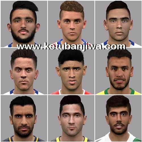 PES 2017 Facepak 9 Faces by LF Facemaker Ketuban Jiwa