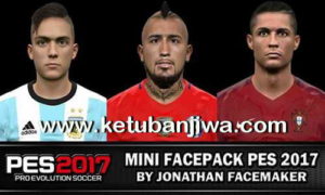 PES 2017 Mini Faces Pack by Jonathan Facemaker Ketuban Jiwa