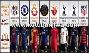 PES 2017 Nike Kitpack Season 17-18 by Fran EC Kitmaker Ketuban Jiwa