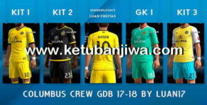PES 2013 Columbus Crew SC GDB Adidas Kits 2017-2018 by Luan17 Ketuban Jiwa