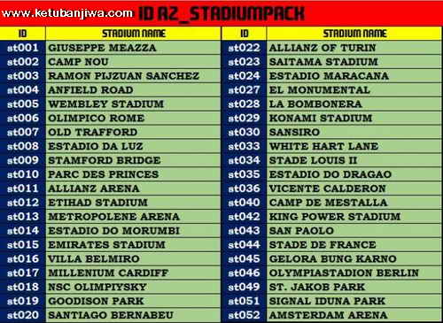 PES 2017 AZ Stadium Pack by AZ Mods a.k.a Aziz Setiono Ketuban Jiwa Preview