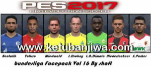 PES 2017 Bundesliga Faces Pack Vol. 16 by Shaft Ketuban Jiwa