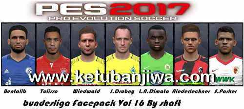 PES 2017 Bundesliga Faces Pack Vol. 16 by Shaft Ketuban Jiwa