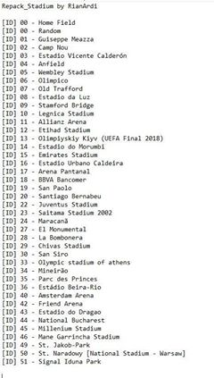 PES 2017 Repack 42 Stadium + Fix by RianArdi Ketuban Jiwa List
