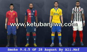 Download PES 2017 Option File Transfer Update 28 August 2017 For SMoKE Patch 9.4.5 by Ali.Mnf Ketuban Jiwa