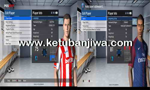 Download PES 2017 Option File v3 + Fix Update 28 August 2017 For PES Professionals Patch v3.4 by Ozink Ketuban Jiwa
