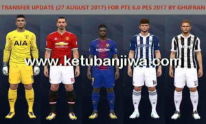 Download PES 2017 PTE Patch 6.0 Option File Transfer Update 27 August 2017 by Ghufran Ketuban Jiwa