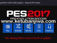Download PES2017 PES Tuning Patch v1.04.01.3.00.2 Update 1 Ketuban Jiwa