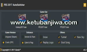 PES 2017 Auto Switcher Tool v5.0 + v5.1 AIO by Ginda01 Ketuban Jiwa
