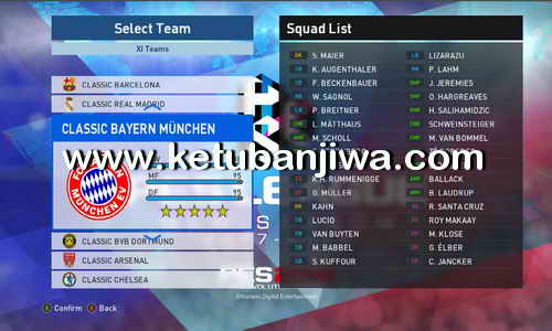 PES 2017 Classic Pack For Professionals Patch v3.4 by M.Gamal Ketuban Jiwa