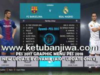 PES 2017 Graphic Menu PES 2018 v2 AIO by Syamil Ketuban Jiwa