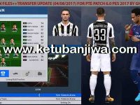 PES 2017 OF Transfer Update 04 August For PTE Patch 6.0 PES 2017 Option File Transfer Update 04 August For PTE Patch 6.0 by Ghufran Ketuban Jiwa