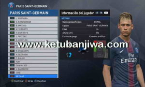 PES 2017 PTE Patch 6.0 Option File Update Transfer 04 August 2017 Ketuban Jiwa