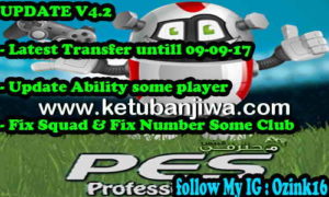 Download PES 2017 PES Professionals Patch v3.5 Option File v4.2 Transfer Update + Fix 09 September 2017 by Ozink Ketuban Jiwa