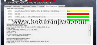 Download PES 2018 Settings.exe For Check PC Specifications Ketuban Jiwa
